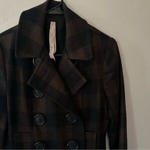 Bailey 44 Buffalo Plaid Peacoat